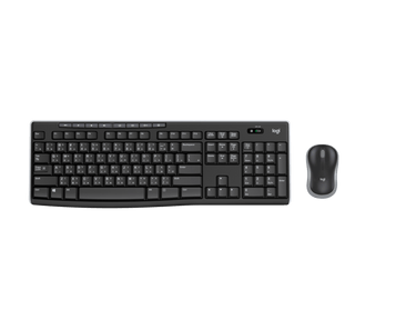 Logitech MK270 wireless keyboard and mouse combo for efficient school and office use.